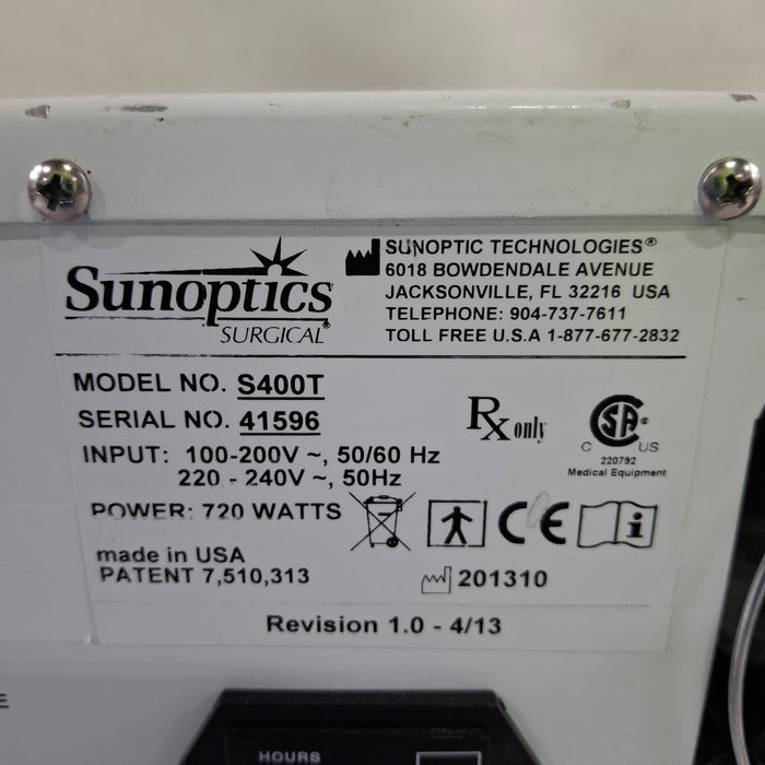 Sunoptic Technologies Titan 400HP Xenon Light Source