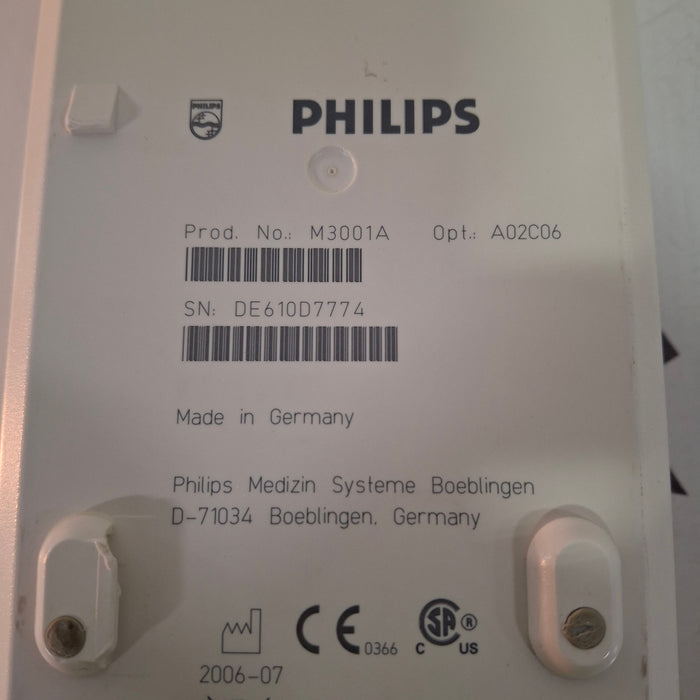 Philips M3001A-A02C06 OxiMax SpO2, NIBP, ECG, Temp, IBP MMS Module