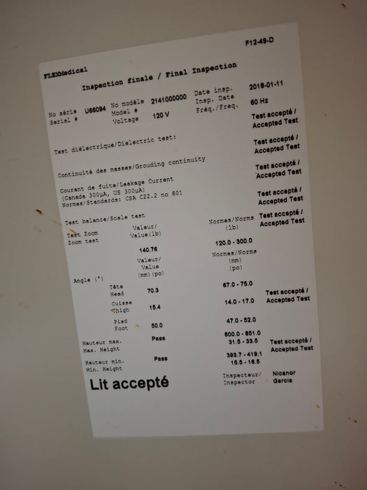 Stryker InTouch 2141 Critical Care Hospital Bed