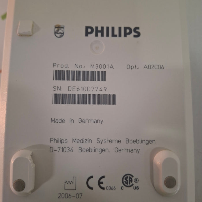 Philips M3001A-A02C06 OxiMax SpO2, NIBP, ECG, Temp, IBP MMS Module