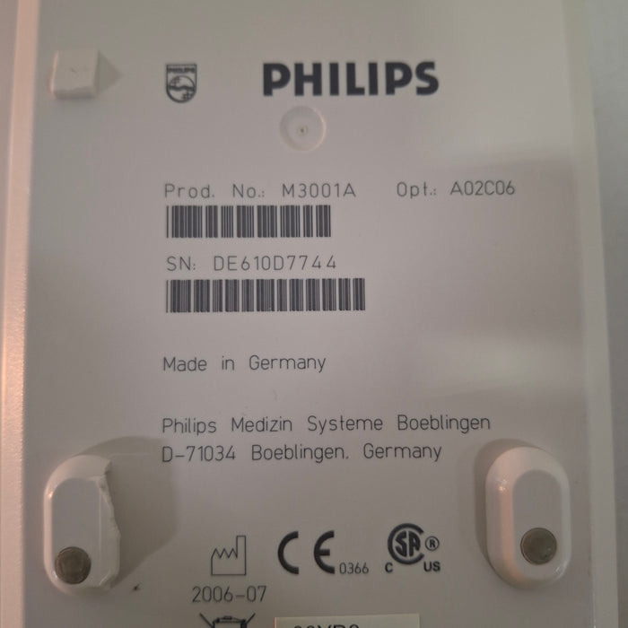 Philips M3001A-A02C06 OxiMax SpO2, NIBP, ECG, Temp, IBP MMS Module