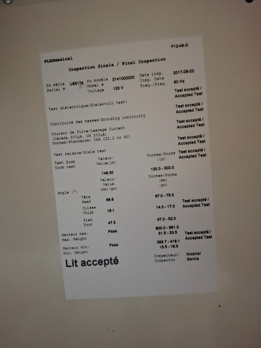 Stryker InTouch 2141 Critical Care Hospital Bed