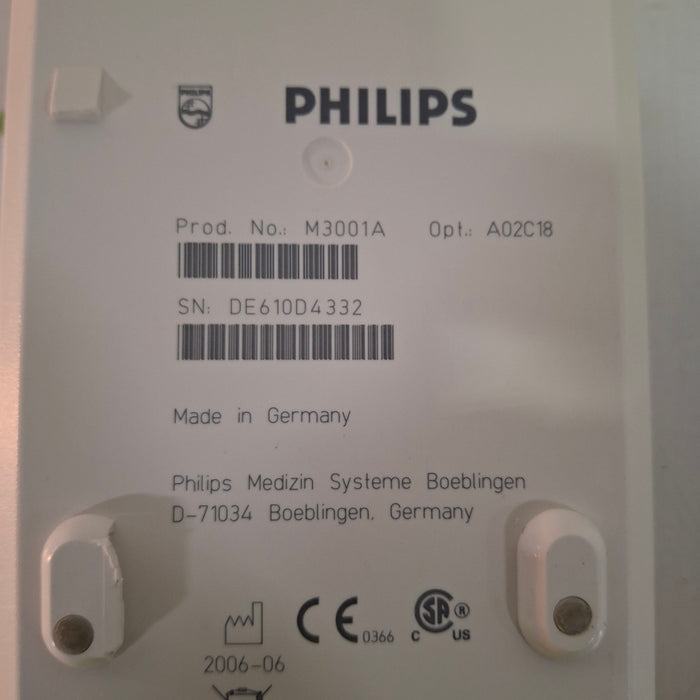 Philips M3001A-A02C18 OxiMax SpO2, NIBP, 12 lead ECG, Temp, IBP MMS Module