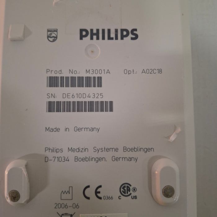 Philips M3001A-A02C18 OxiMax SpO2, NIBP, 12 lead ECG, Temp, IBP MMS Module
