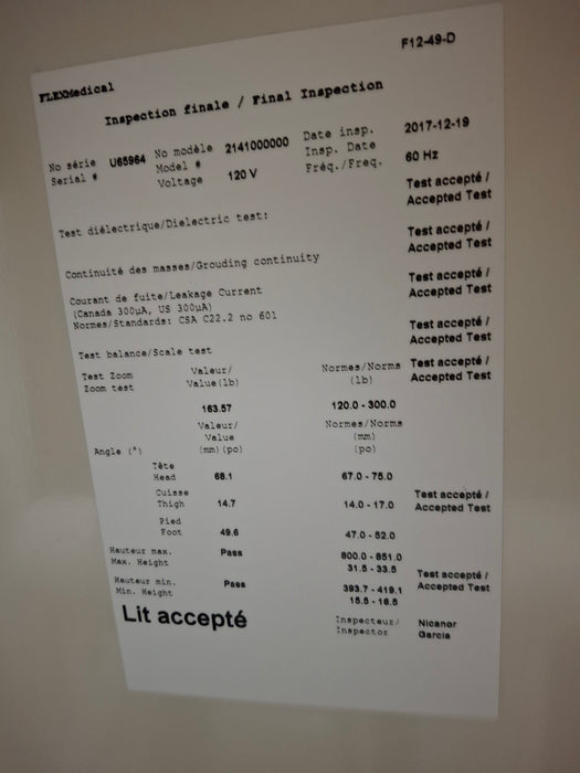 Stryker InTouch 2141 Critical Care Hospital Bed