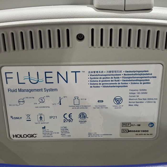 Hologic, Inc. Fluent Fluid Management System