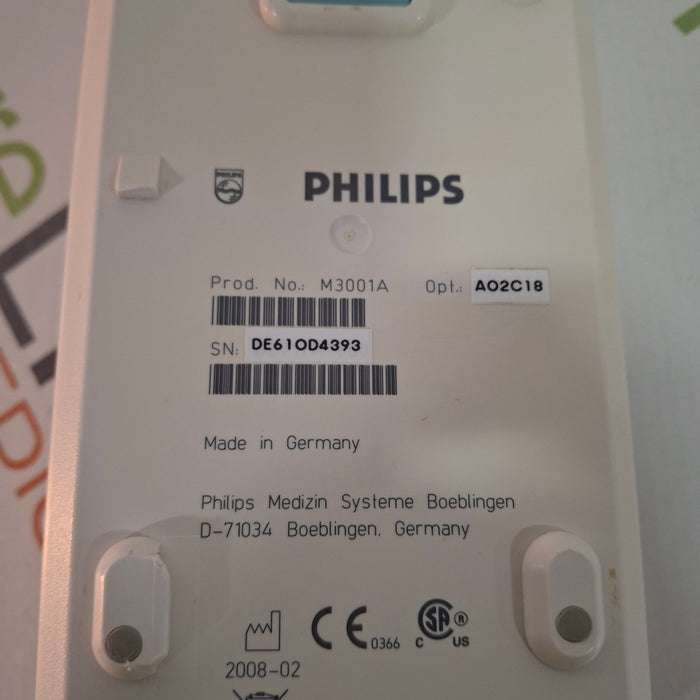 Philips M3001A-A02C18 OxiMax SpO2, NIBP, 12 lead ECG, Temp, IBP MMS Module