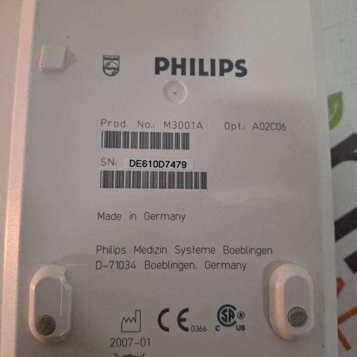 Philips M3001A-A02C12C06 Oximax SpO2, NIBP, 12 lead ECG MMS Module