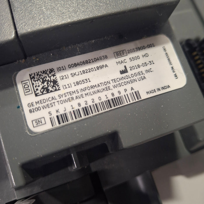 GE Healthcare MAC 5500 HD ECG without CAM Module