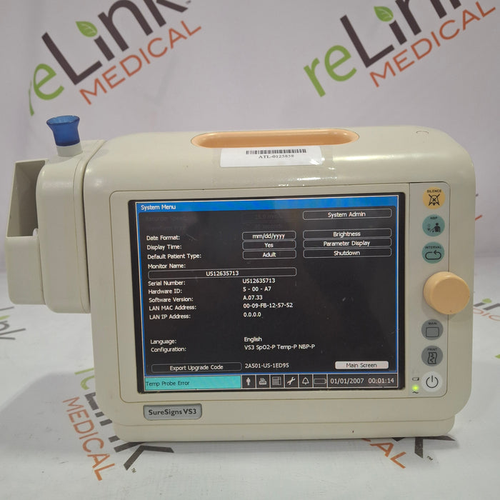 Philips Suresigns VS3 Vital Signs Monitor