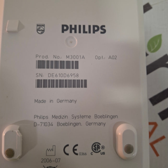 Philips M3001A-A02 OxiMax SpO2, NIBP, ECG MMS Module