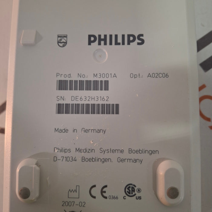 Philips M3001A-A02C06 OxiMax SpO2, NIBP, ECG, Temp, IBP MMS Module