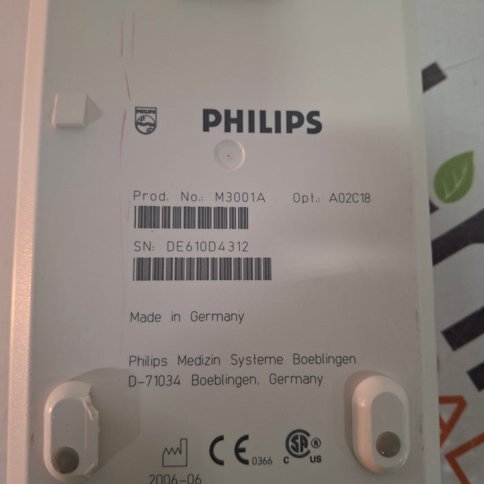 Philips M3001A-A02C18 OxiMax SpO2, NIBP, 12 lead ECG, Temp, IBP MMS Module