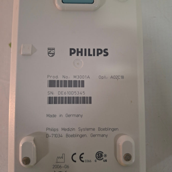 Philips M3001A-A02C18 OxiMax SpO2, NIBP, 12 lead ECG, Temp, IBP MMS Module