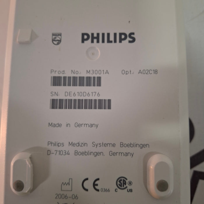Philips M3001A-A02C18 OxiMax SpO2, NIBP, 12 lead ECG, Temp, IBP MMS Module