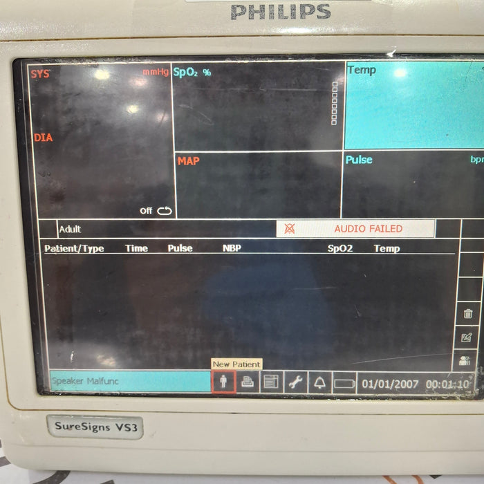 Philips Suresigns VS3 Vital Signs Monitor