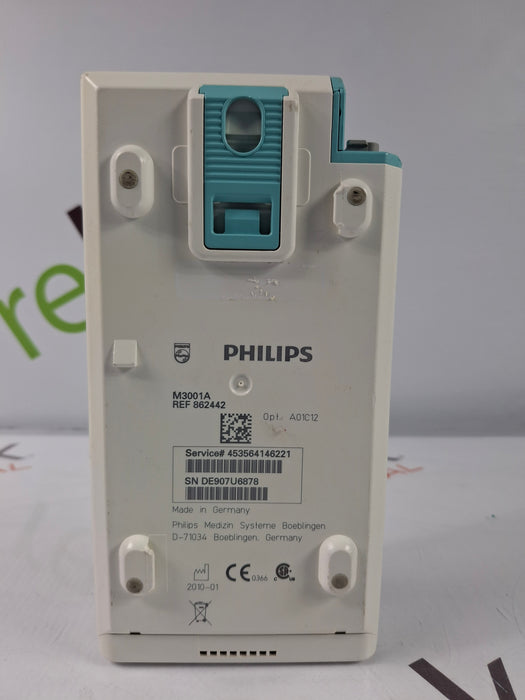 Philips M3001A-A01C12 Fast SpO2, NIBP, 12 lead ECG MMS Module