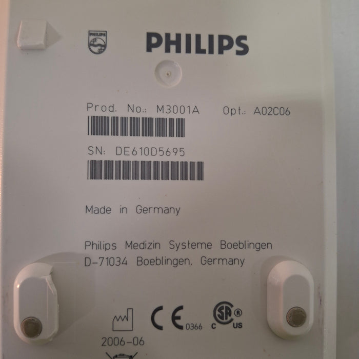 Philips M3001A-A02C06 OxiMax SpO2, NIBP, ECG, Temp, IBP MMS Module