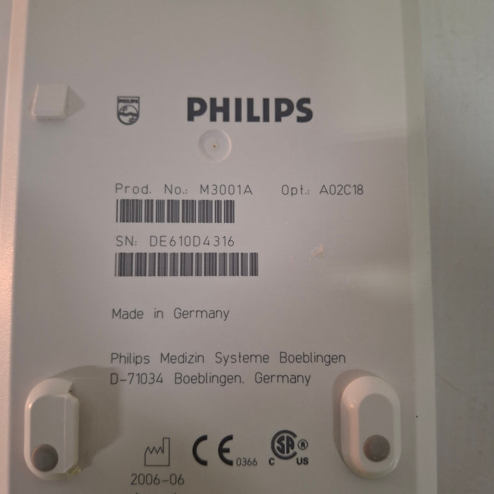 Philips M3001A-A02C18 OxiMax SpO2, NIBP, 12 lead ECG, Temp, IBP MMS Module