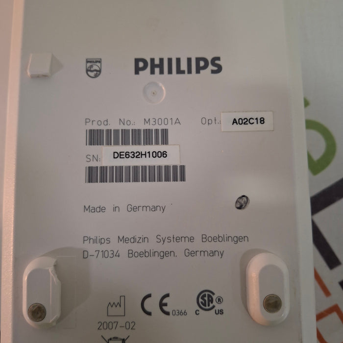 Philips M3001A-A02C18 OxiMax SpO2, NIBP, 12 lead ECG, Temp, IBP MMS Module