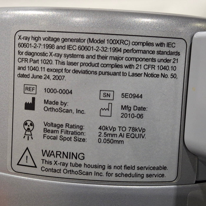 Orthoscan HD 1000-0004 Mini C-Arm