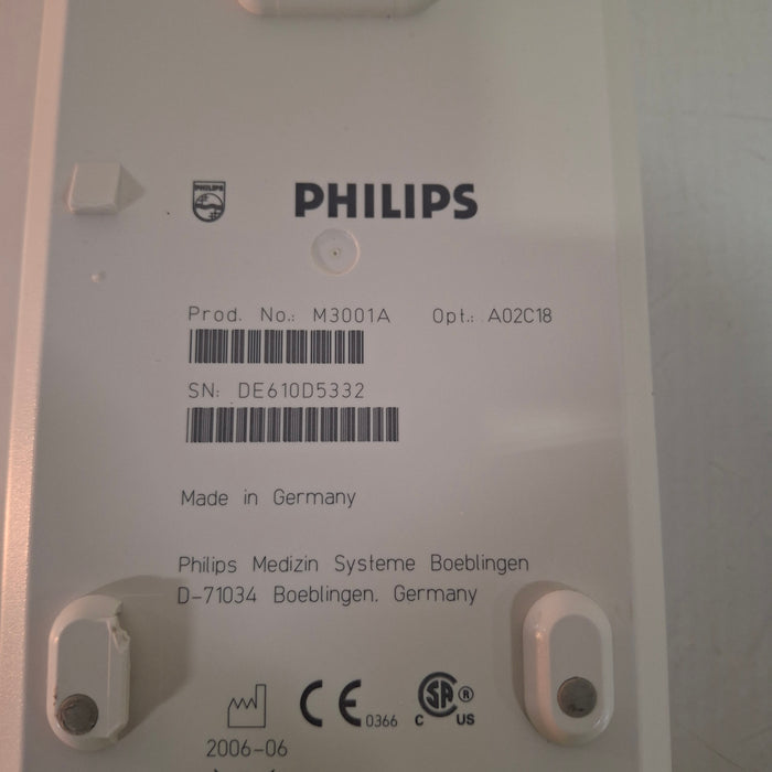 Philips M3001A-A02C18 OxiMax SpO2, NIBP, 12 lead ECG, Temp, IBP MMS Module