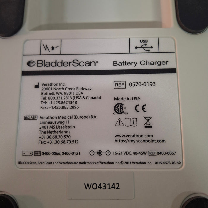 Verathon Medical, Inc BladderScan 0570-0193 Battery Charger