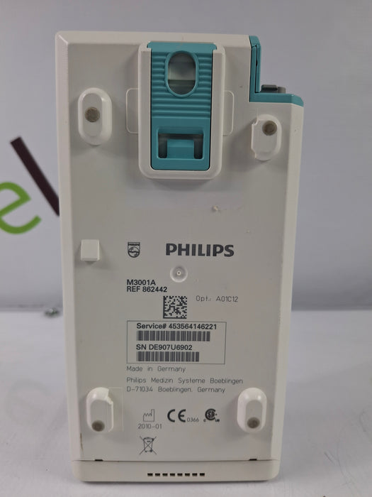 Philips M3001A-A01C12 Fast SpO2, NIBP, 12 lead ECG MMS Module