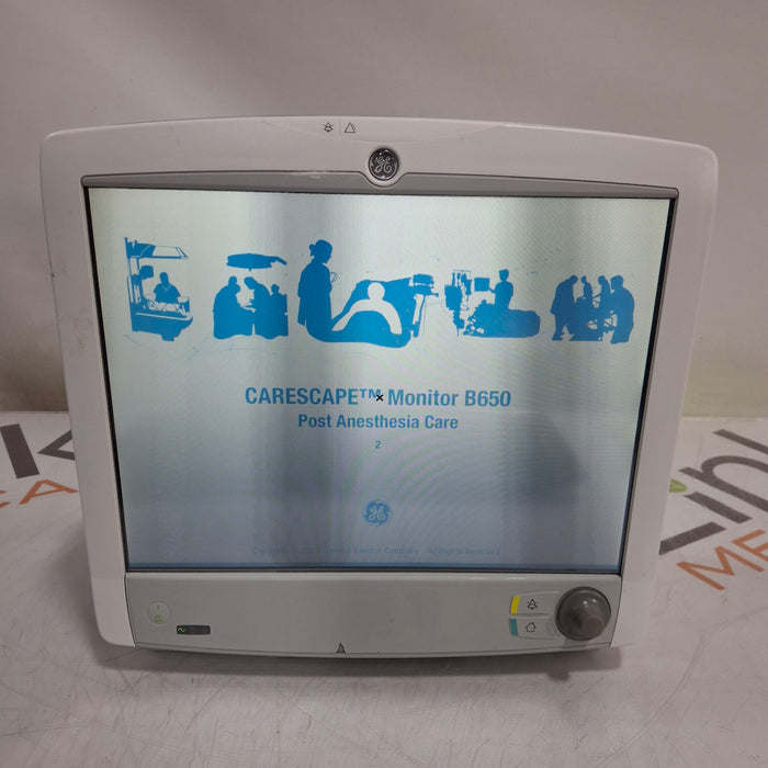 GE Healthcare Carescape B650 Post Anesthesia Care Patient Monitor