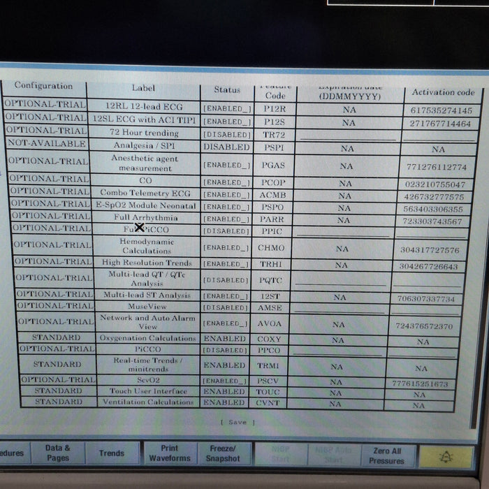 GE Healthcare Carescape B650 Post Anesthesia Care Patient Monitor