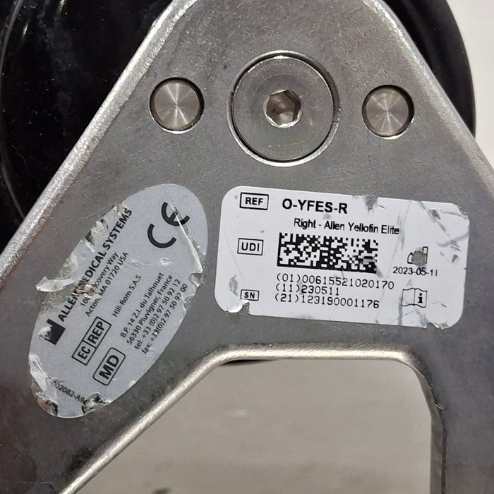 Allen Medical Systems Yellofin Elite Stirrups