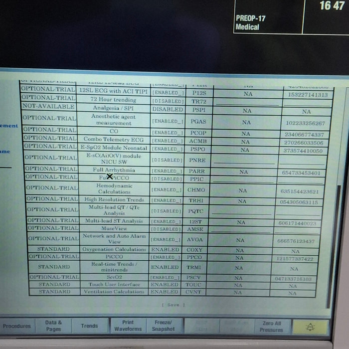 GE Healthcare Carescape B650 Critical Care Patient Monitor