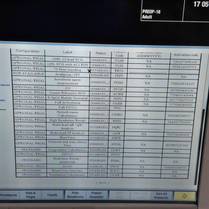 GE Healthcare Carescape B650 Post Anesthesia Care Patient Monitor