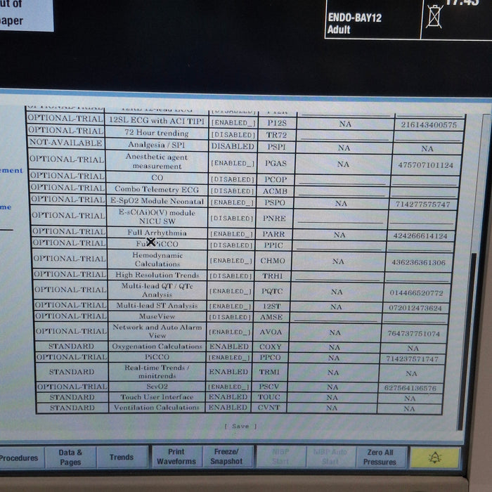 GE Healthcare Carescape B650 Post Anesthesia Care Patient Monitor