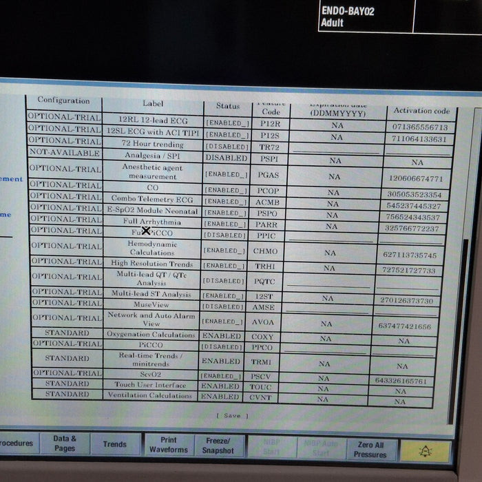 GE Healthcare Carescape B650 Post Anesthesia Care Patient Monitor