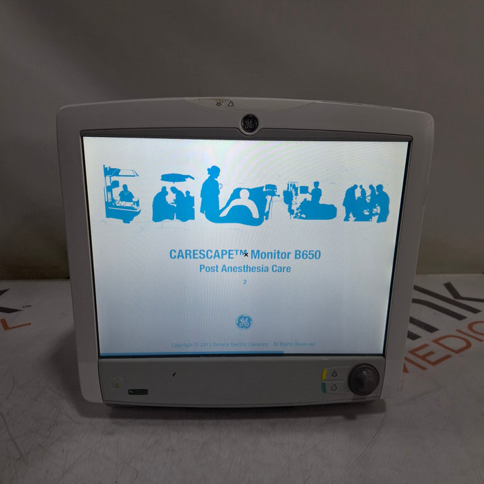 GE Healthcare Carescape B650 Post Anesthesia Care Patient Monitor