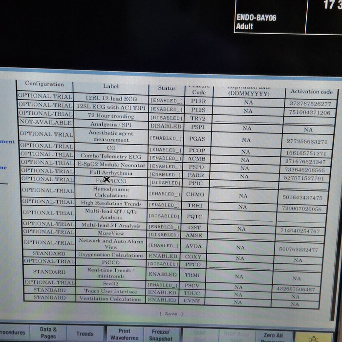 GE Healthcare Carescape B650 Post Anesthesia Care Patient Monitor