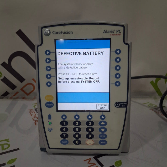 CareFusion Alaris 8015 Large Screen POC Infusion Pump