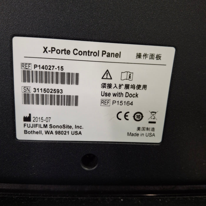 Sonosite X-Porte Mobile Cart w/ Control Panel