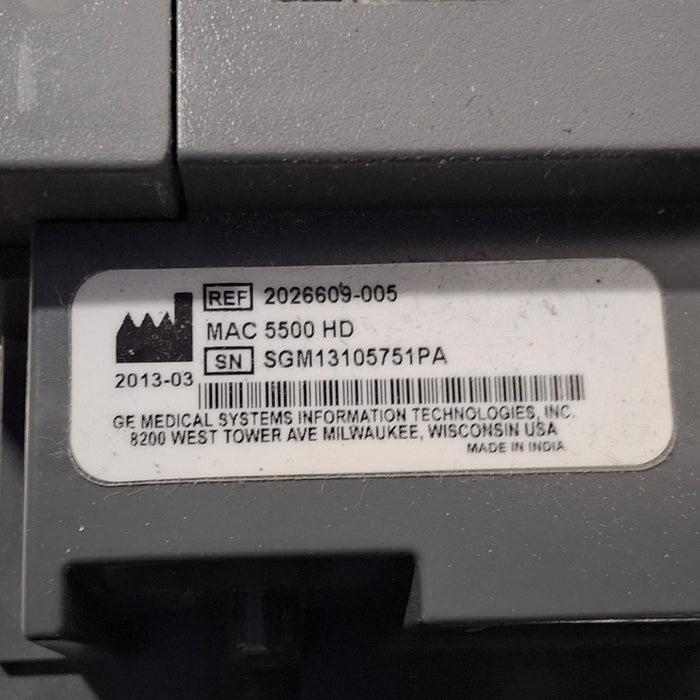 GE Healthcare MAC 5500 HD ECG without CAM Module