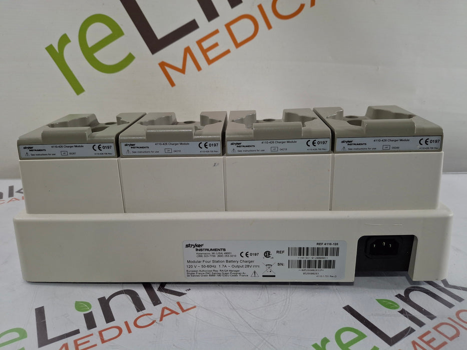 Stryker 4110-120 Four Station Battery Charger