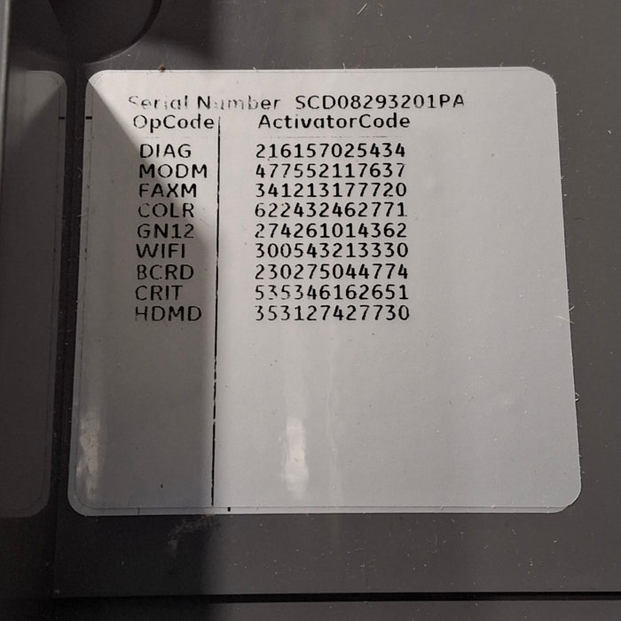 GE Healthcare MAC 5500 ECG without CAM Module