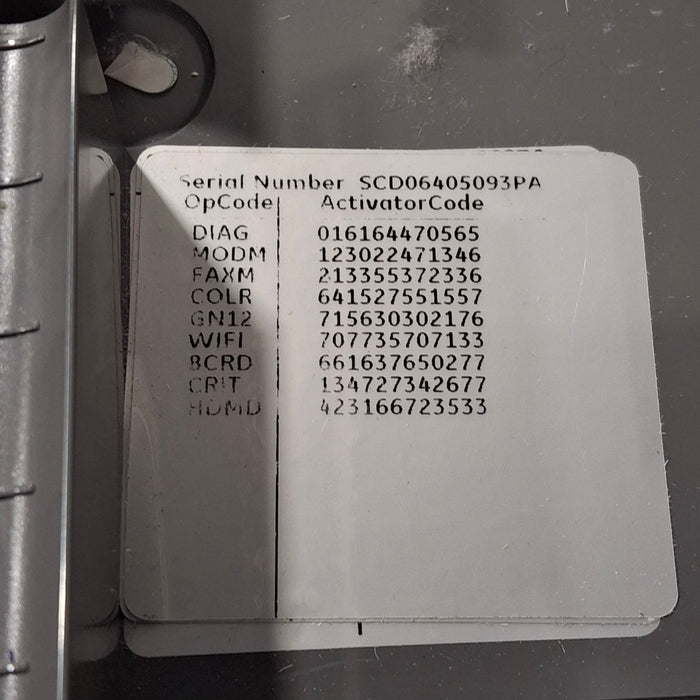 GE Healthcare MAC 5500 ECG without CAM Module