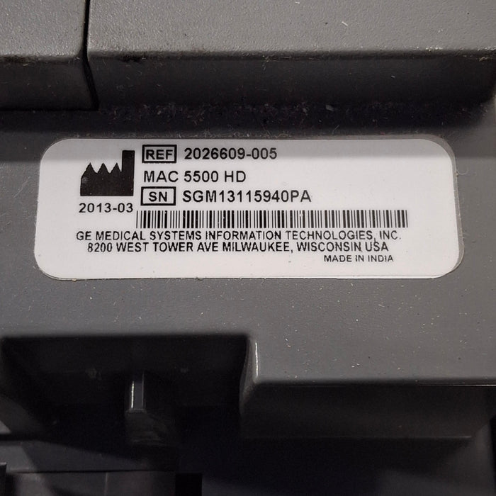 GE Healthcare MAC 5500 HD ECG without CAM Module