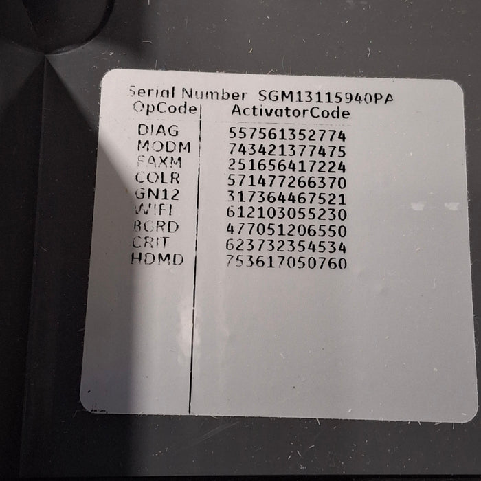 GE Healthcare MAC 5500 HD ECG without CAM Module