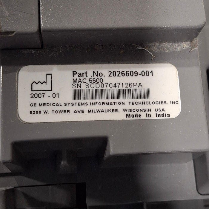 GE Healthcare MAC 5500 ECG without CAM Module