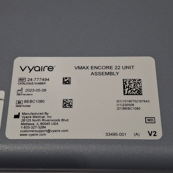 CareFusion 24-777494 Vmax Encore 22 Analyzer Assembly