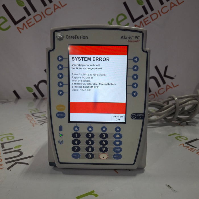 CareFusion Alaris 8015 Large Screen POC Infusion Pump