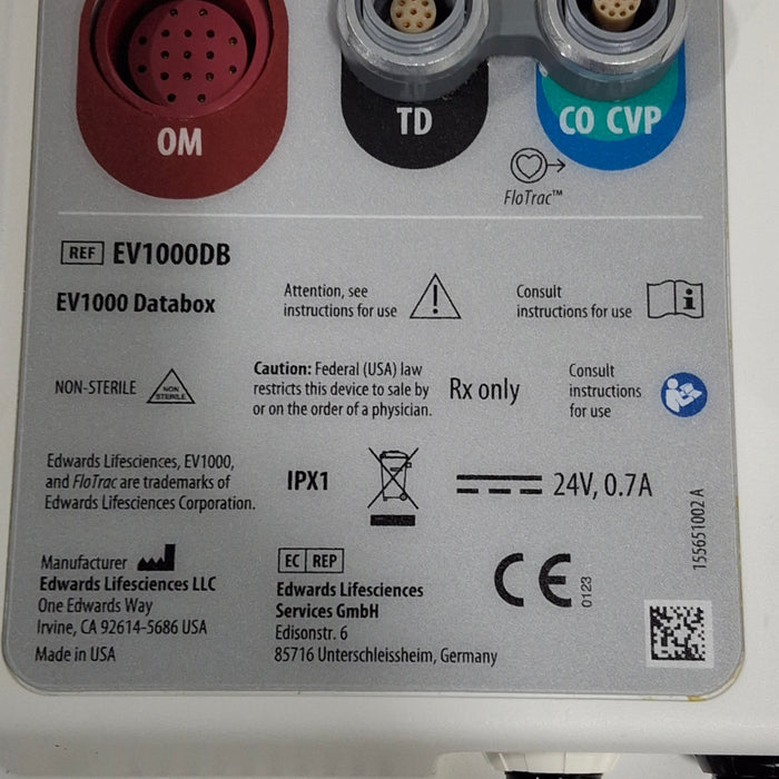 Edwards Lifesciences EV1000 Clinical Platform Hemodynamic Monitoring EVPMP