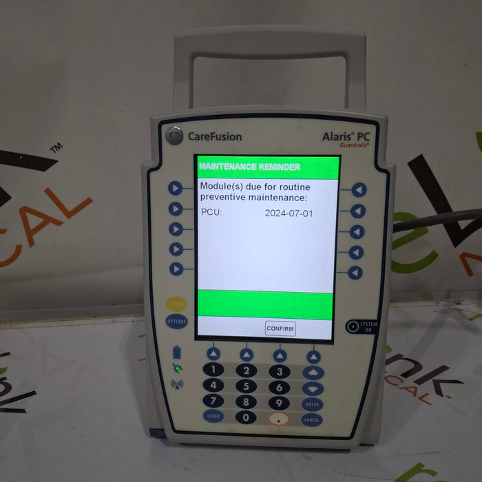 CareFusion Alaris 8015 Large Screen POC Infusion Pump